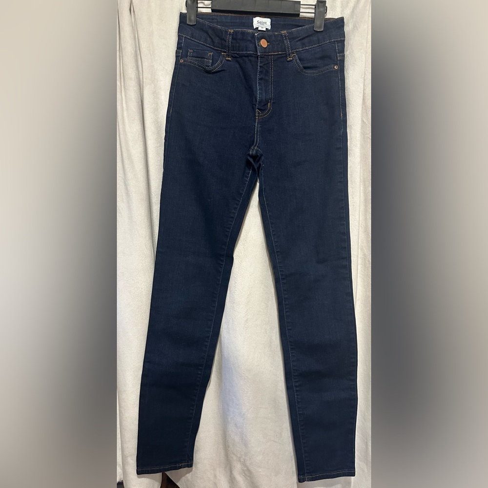 Saint Tropez West Dark Blue Skinny Jeans
